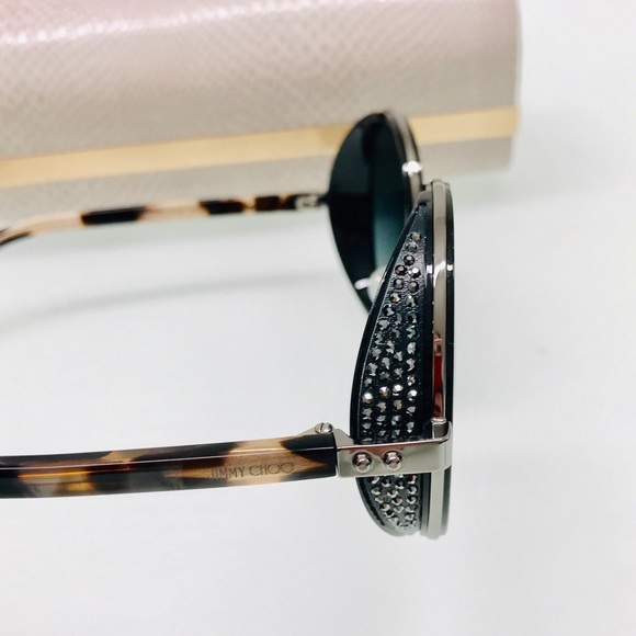 NWT Jimmy Choo Andie 807/9O Black Sunglasses - Picture 3 of 8